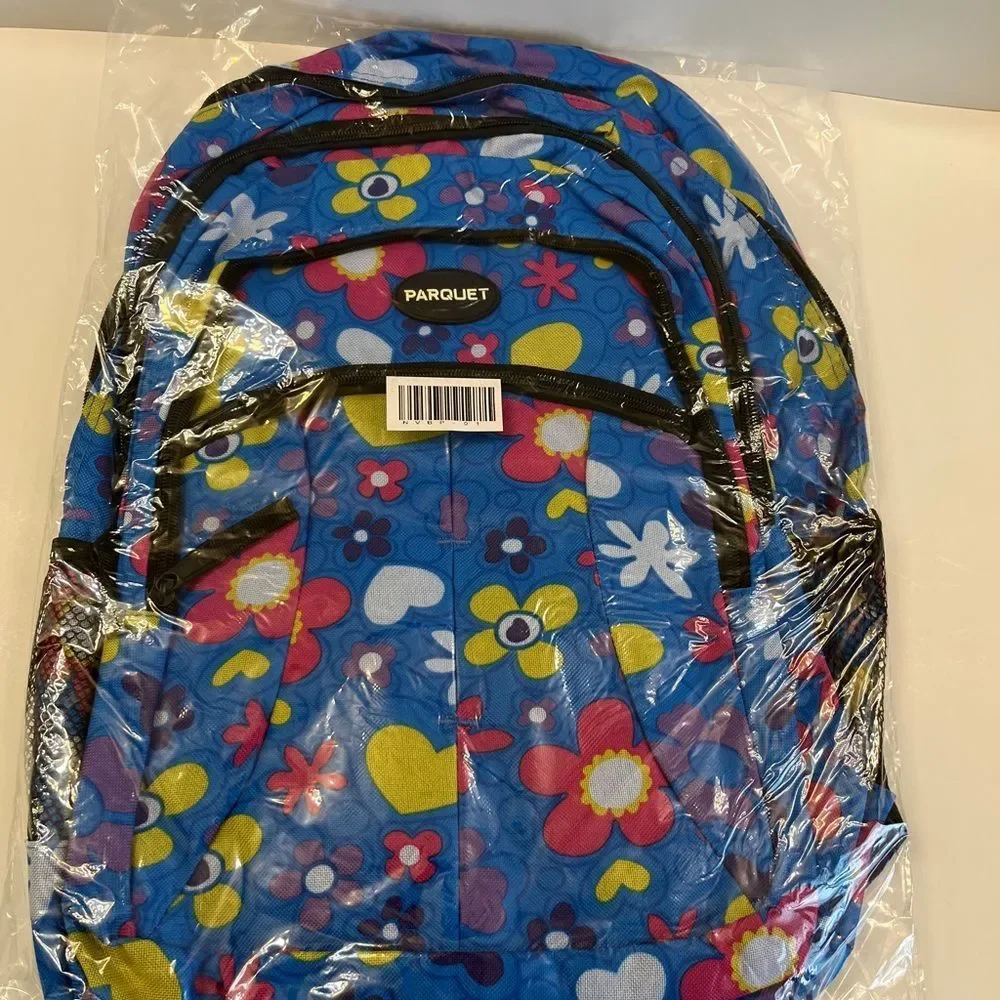 Hearts and Daisies Backpack / School Bag / Laptop Bag- NWT